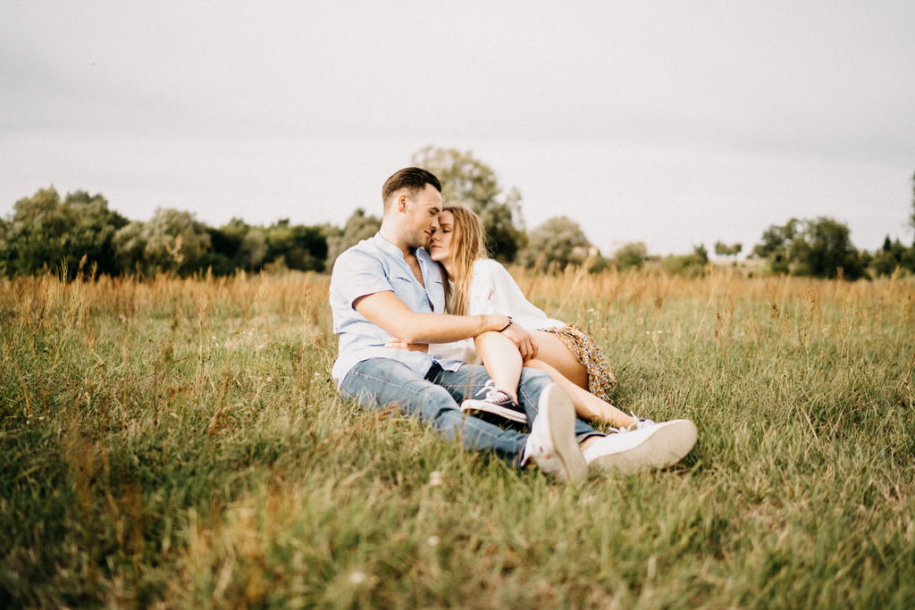 Miłosna sesja zdjęciowa