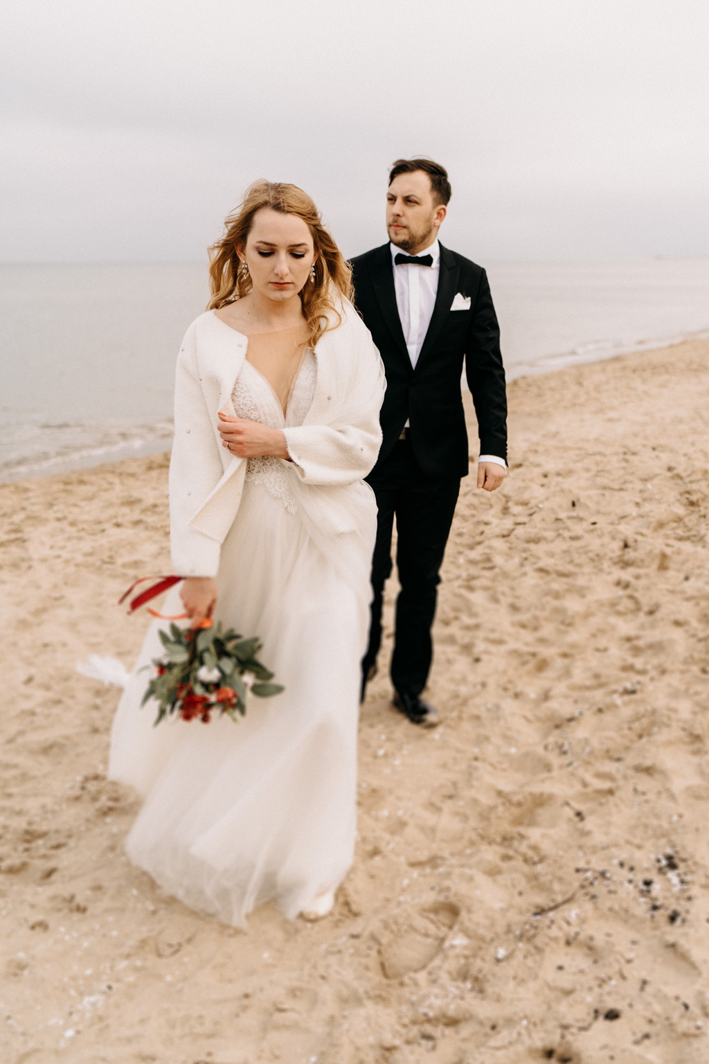 Sesja ślubna nad polskim morzem