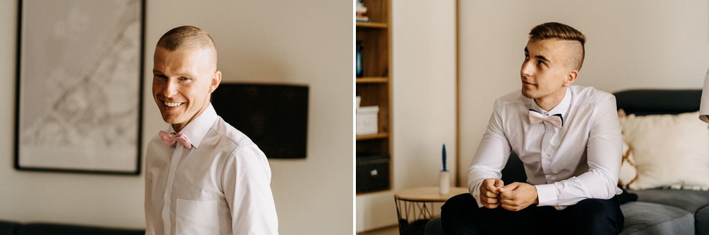 Fotograf Ślubny w Łodzi - Przygotowania u Pana Młodego