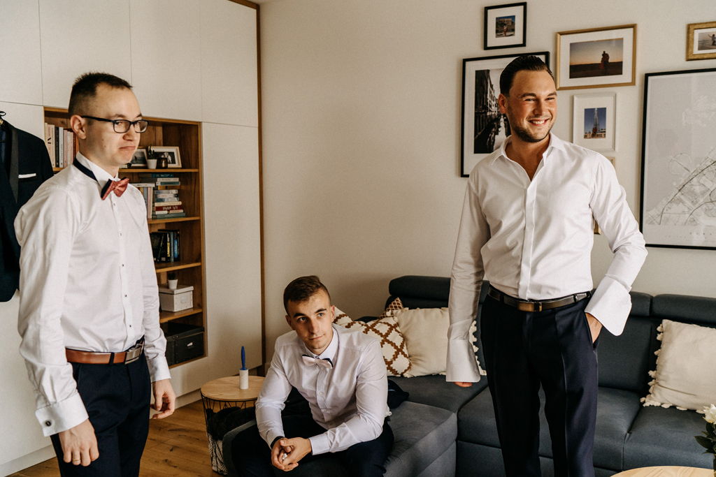 Fotograf Ślubny w Łodzi - Przygotowania u Pana Młodego