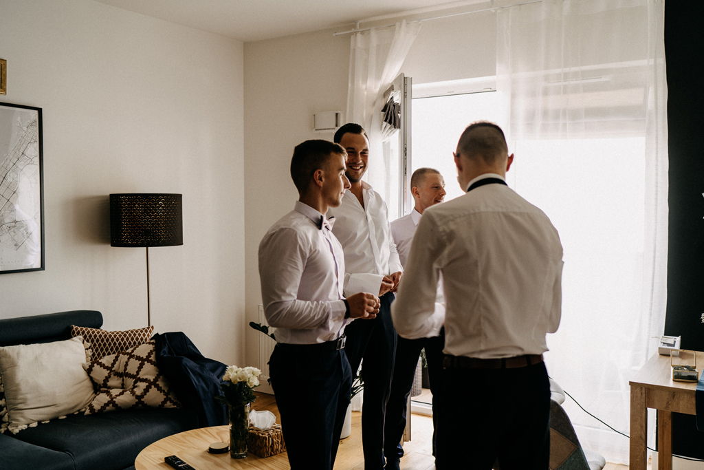 Fotograf Ślubny Przygotowania u Pana Młodego