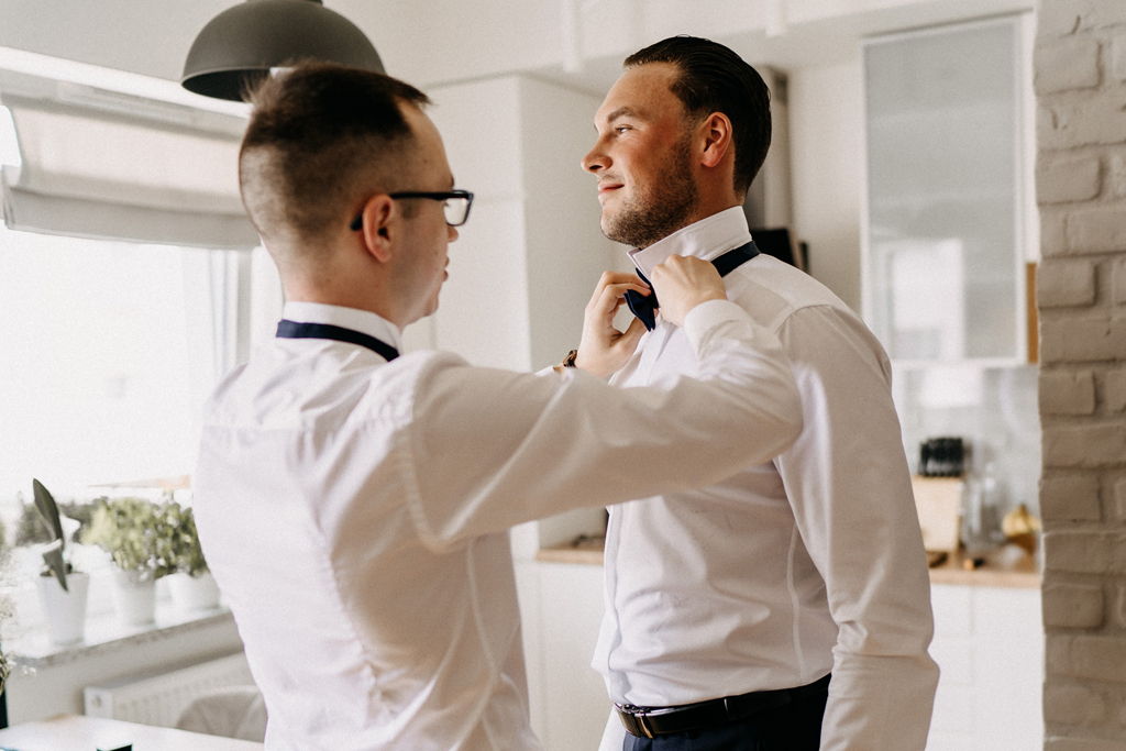 Zakładanie Muchy - Przygotowania u Pana Młodego