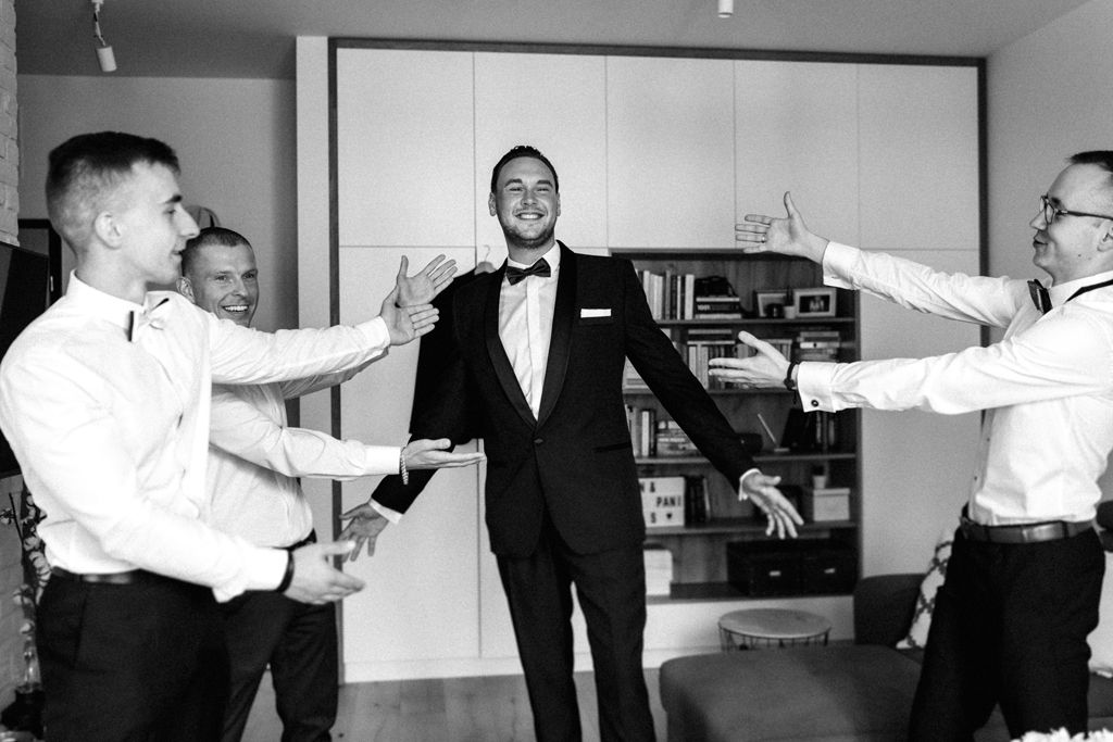 Fotograf Ślubny Przygotowania u Pana Młodego