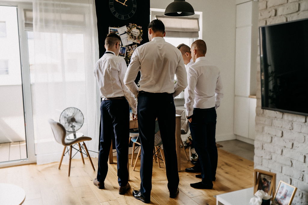 Fotograf Ślubny Przygotowania u Pana Młodego