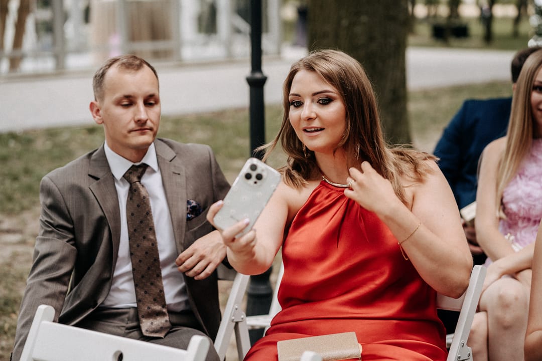 Ślub kościelny w plenerze Lipowy Dwór