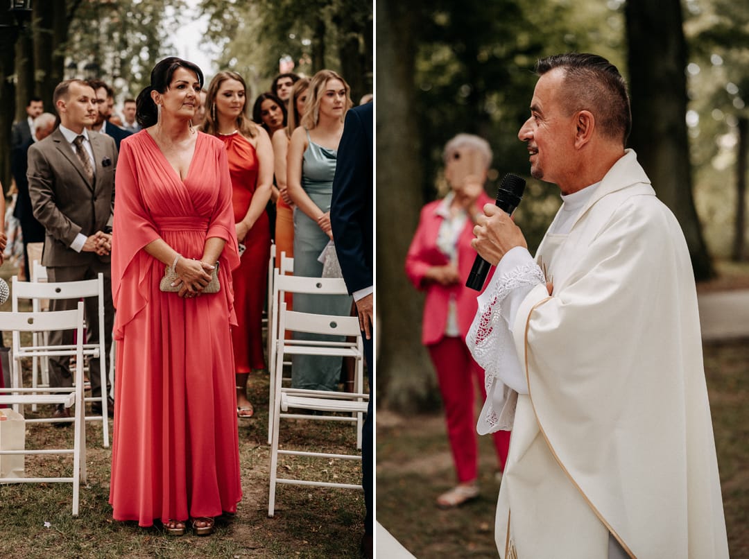 Ślub kościelny w plenerze Lipowy Dwór