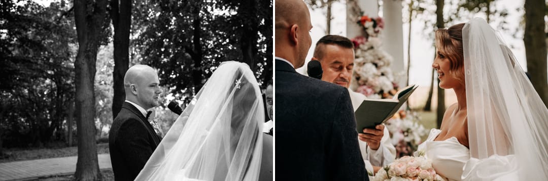 Ślub kościelny w plenerze Lipowy Dwór
