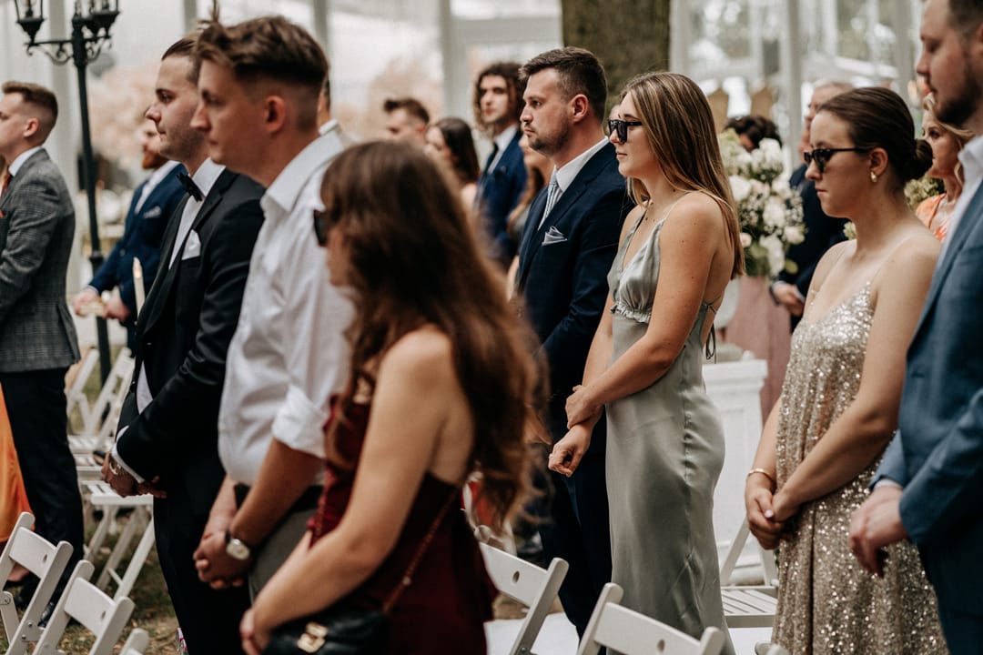 Ślub kościelny w plenerze Lipowy Dwór