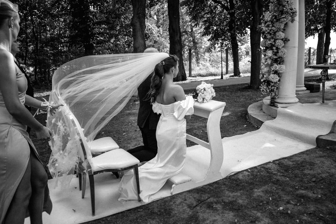 Ślub kościelny w plenerze Lipowy Dwór