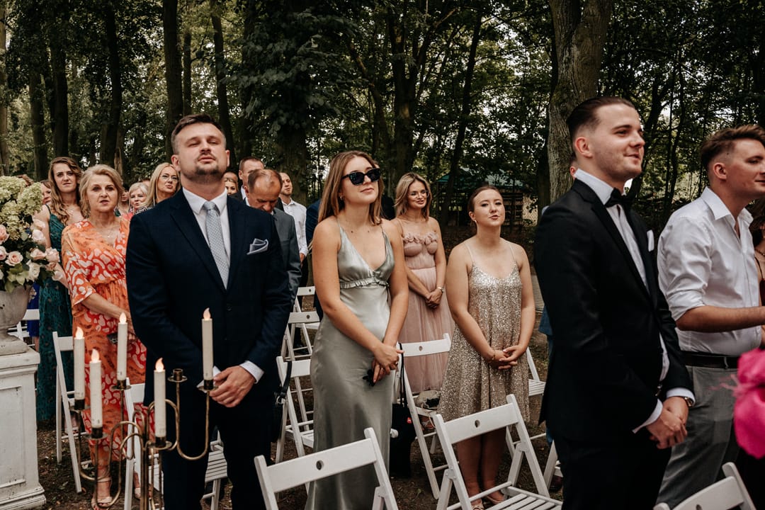 Ślub kościelny w plenerze Lipowy Dwór