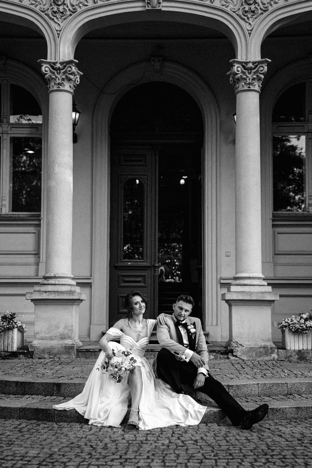 Sesja w dniu ślubu w Pałacu Ksawerów