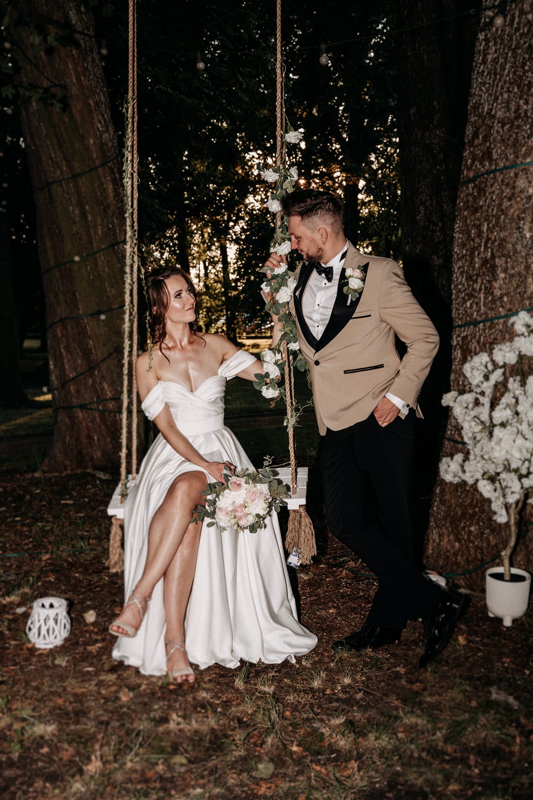 Sesja w dniu ślubu w Pałacu Ksawerów