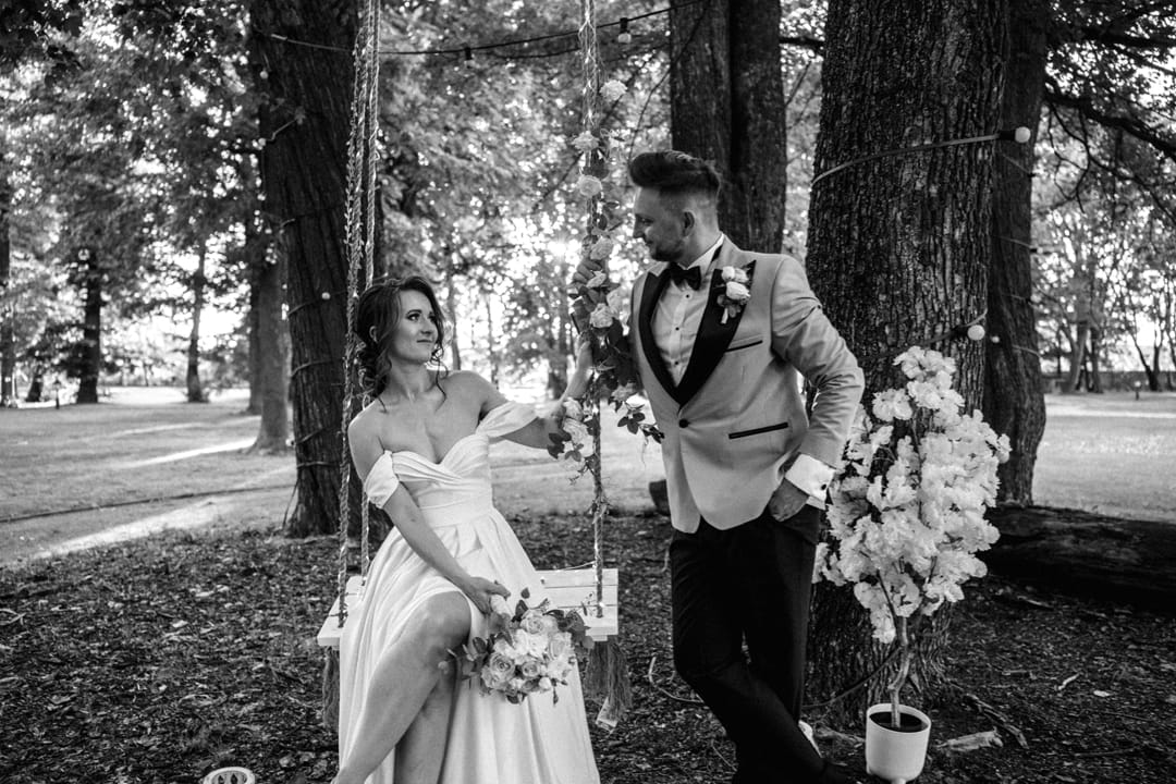 Sesja w dniu ślubu w Pałacu Ksawerów