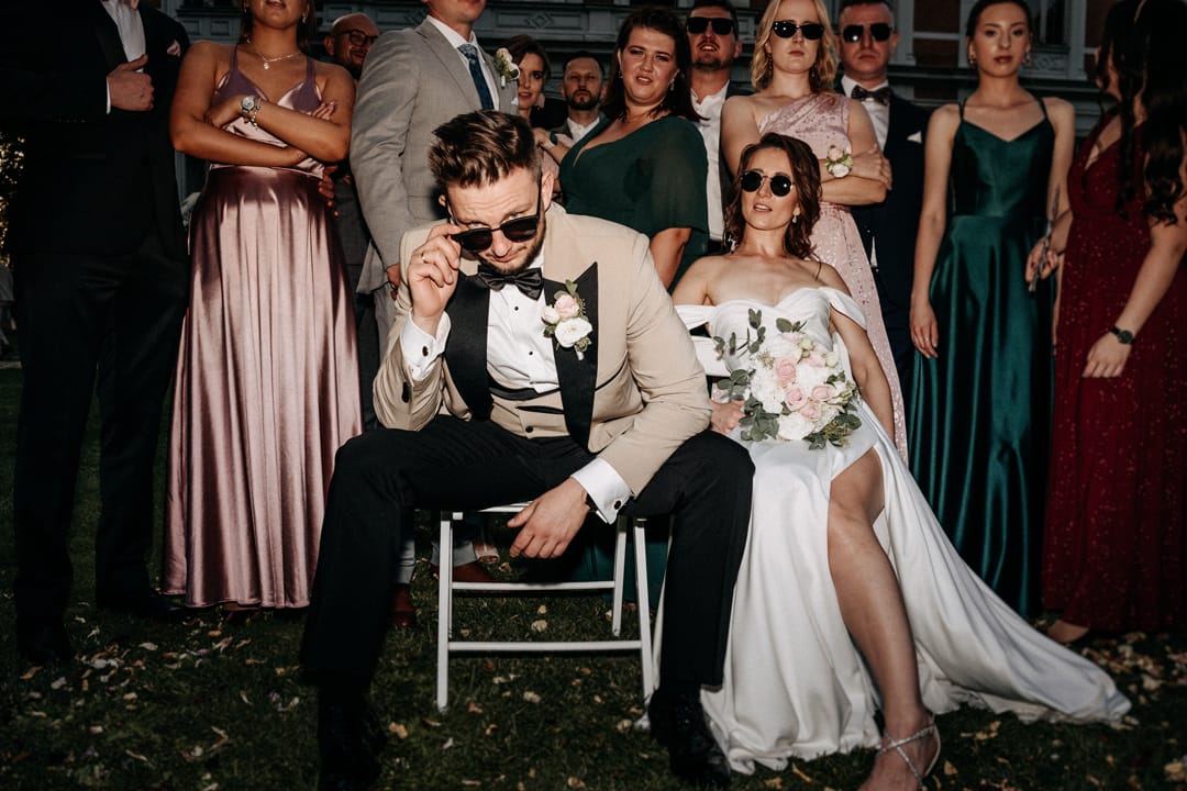 Sesja w dniu ślubu w Pałacu Ksawerów