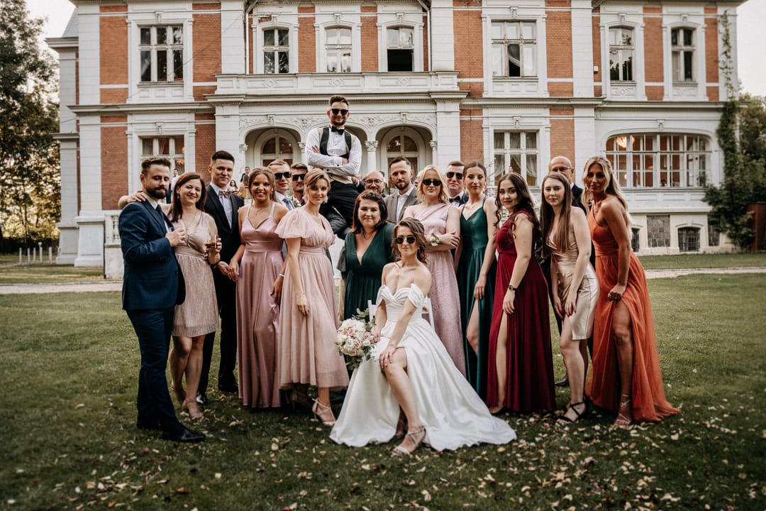 Sesja w dniu ślubu w Pałacu Ksawerów